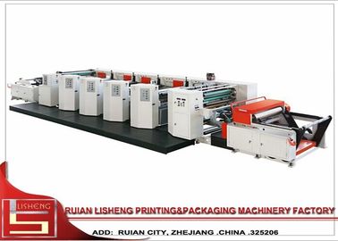 China impresora de Flexo del fotograbado del color de la alta resolución 8 con rajar la estación proveedor